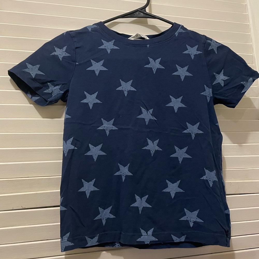 H&M Short Sleeve Blue Tee Size 6/8Y EUC